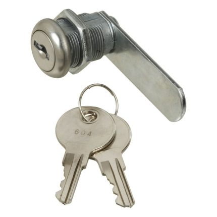 chrome steel cabinet lock silver finish for drawer or cabinet